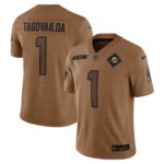 Tua Tagovailoa Miami Dolphins  2023 Salute To Service Limited Jersey - Brown