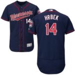 Minnesota Twins #14 Kent Hrbek Navy Blue Flexbase Collection Stitched Jersey