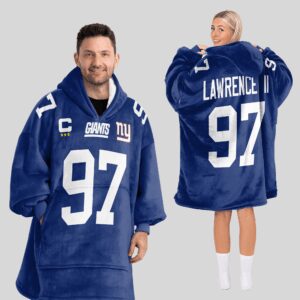 Adult D.L 97 Captain New York G Football Unisex Blanket Hoodie