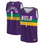 Zion Williamson New Orleans Pelicans  2022/23 Fastbreak Jersey - City Edition - Purple