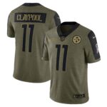 Chase Claypool Pittsburgh Steelers  2021 Salute To Service Limited Player Jersey - Olive