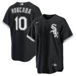 Men's Chicago White Sox Yoan Moncada  Black Alternate Replica Player Name Jersey