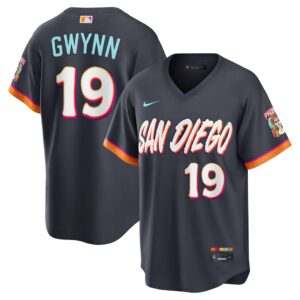 Tony Gwynn #19 San Diego Padres Obsidian 2026 City Connect Stadium Jersey