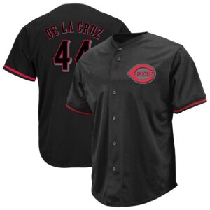 Cincinnati Reds Elly De La Cruz #44 Profile Black Big & Tall Pop Fashion Jersey