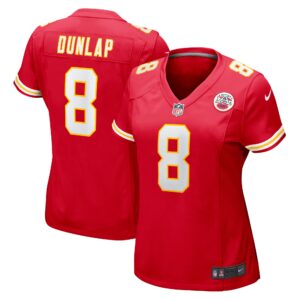 Carlos Dunlap Kansas City Chiefs  Women's Home Game Player Jersey - Red