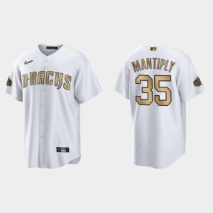 Men's Arizona Diamondbacks #35 Joe Mantiply 2022 All-Star Game Cool Base Jersey - White