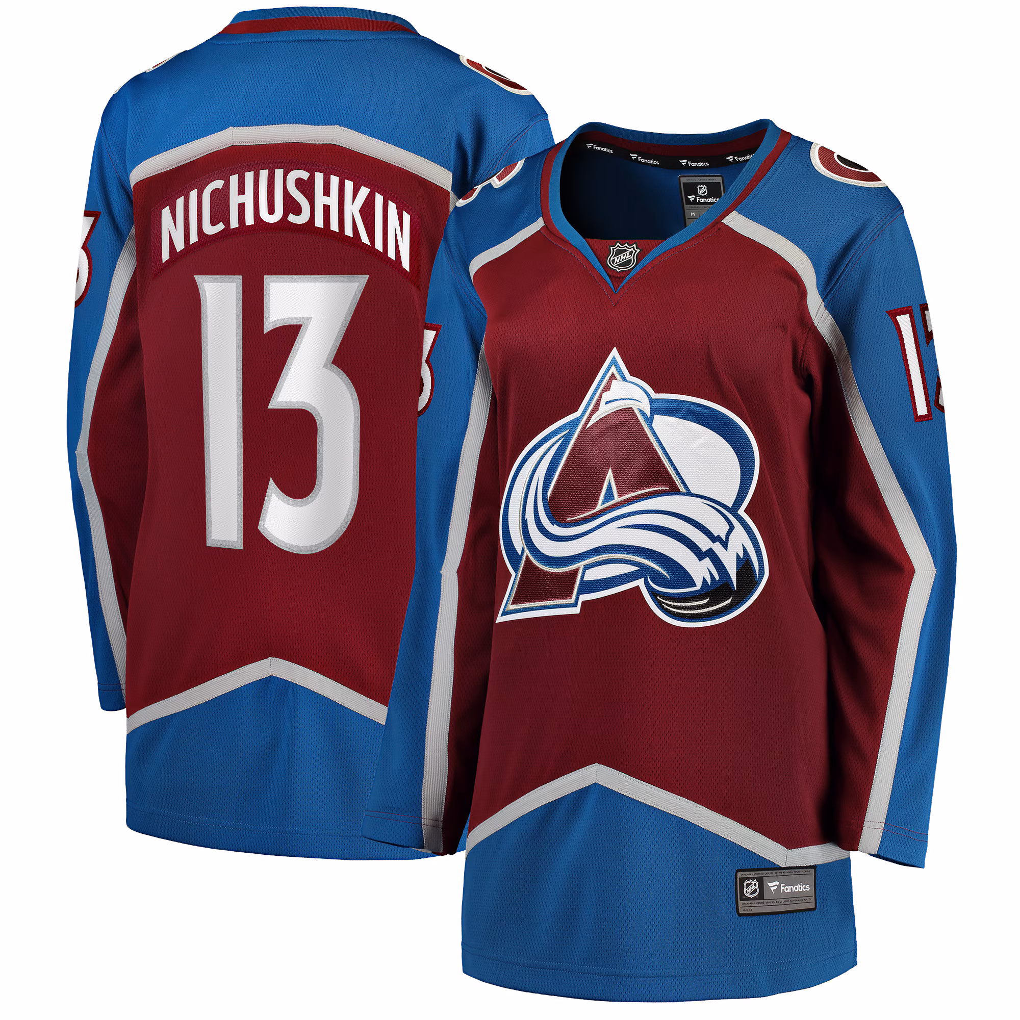 Women's Colorado Avalanche Valeri Nichushkin #13 Fanatics Burgundy Home Breakaway Player Jersey