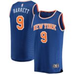 RJ Barrett New York Knicks  Fast Break Replica Jersey Royal - Icon Edition