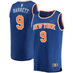 RJ Barrett New York Knicks  Fast Break Replica Jersey Royal - Icon Edition