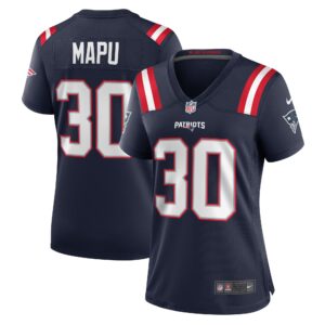 Marte Mapu New England Patriots Women's Team Game Jersey -  Navy