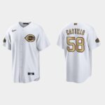Men's Cincinnati Reds #58 Luis Castillo 2022 All-Star Game Cool Base Jersey - White