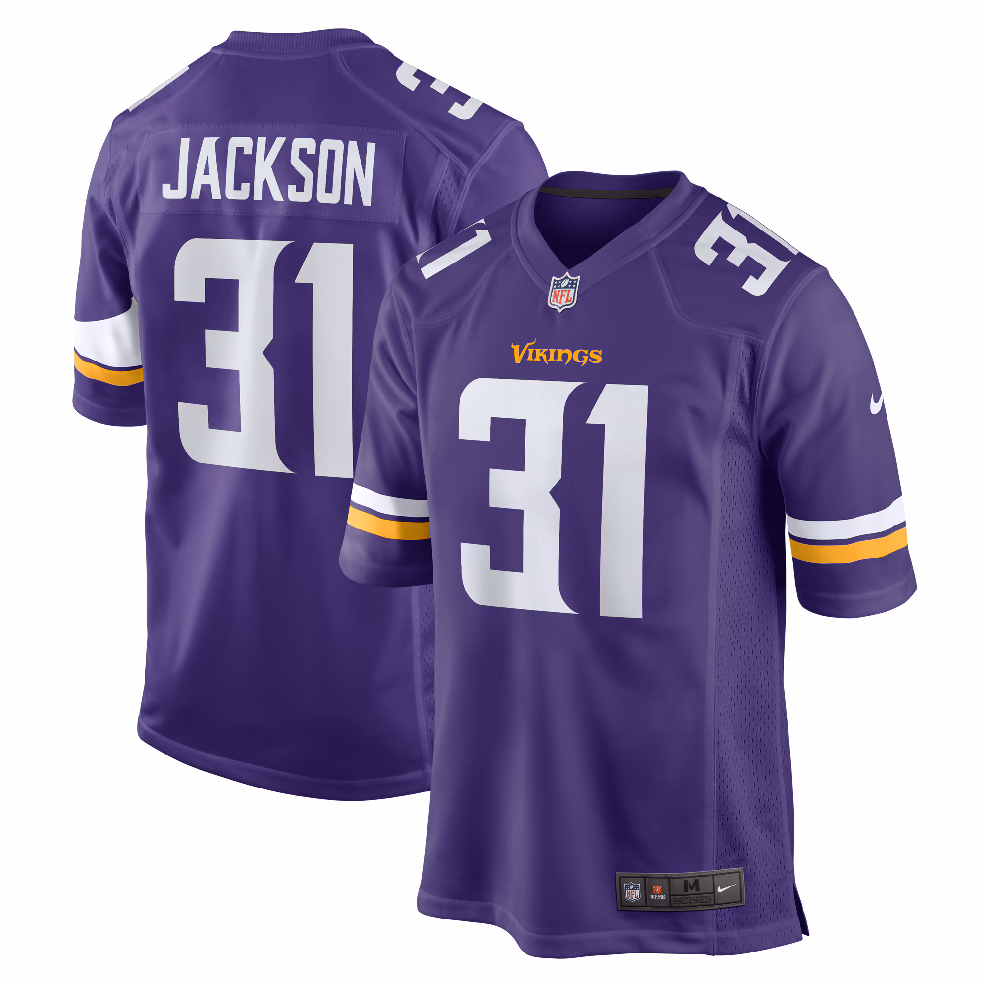 Khyree Jackson Minnesota Vikings Game Jersey -  Purple