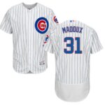 Chicago Cubs #31 Greg Maddux White Flexbase Collection Stitched Jersey