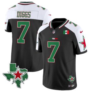 Trevon Diggs # 7 2025 Dallas Cowboys Mexico Vapor Limited Jersey - All Stitched