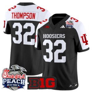 Anthony Thompson #32 Ndiana Hoosiers IH 2026 Peach Bowl Vapor Limited Jersey - All Stitched