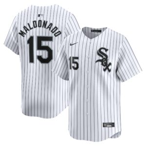 Men's Chicago White Sox MartÃ­n Maldonado  White Home Limited Player Jersey