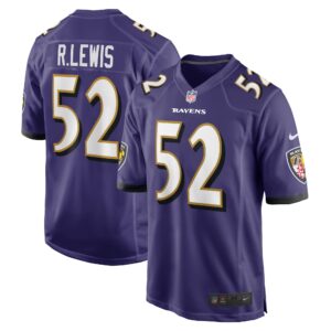 Ray Lewis Baltimore Ravens  Retired Player Game Jersey - Purple