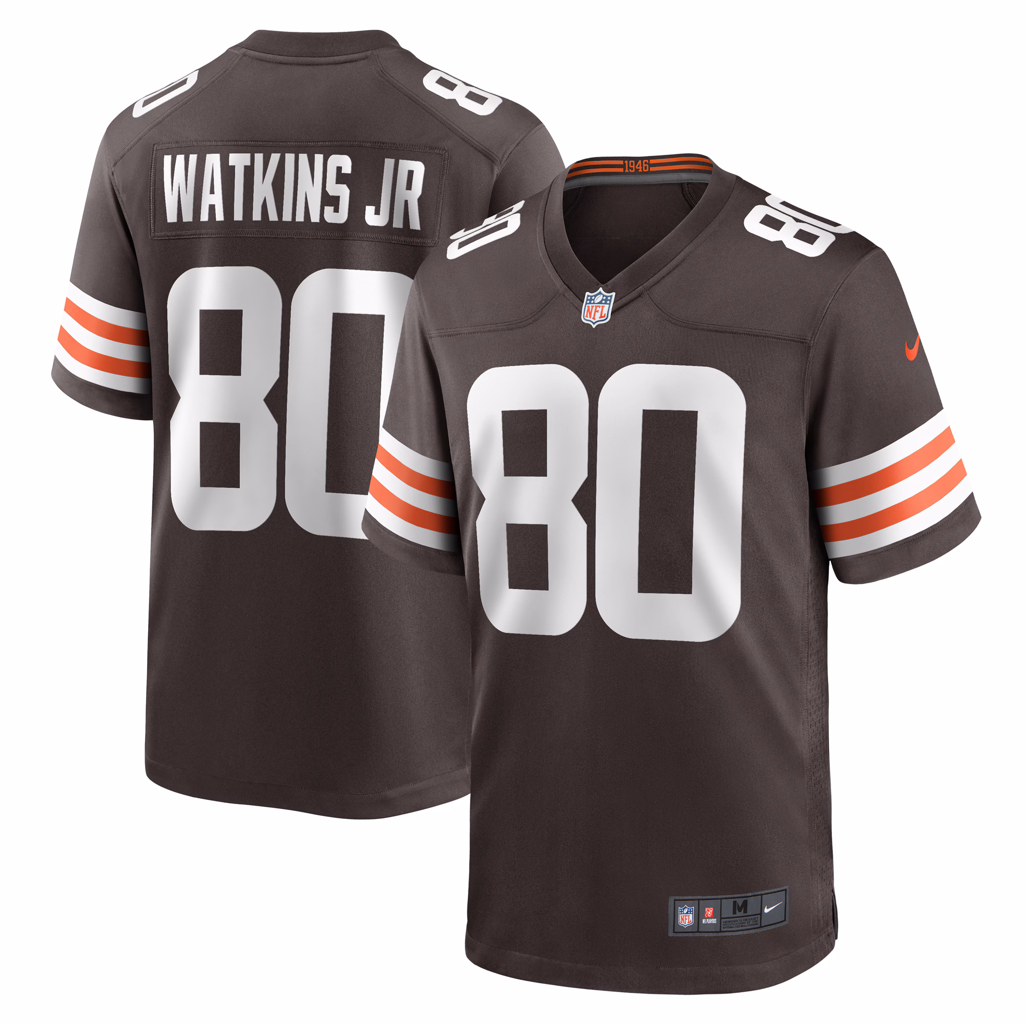 Austin Watkins Jr. Cleveland Browns Team Game Jersey -  Brown