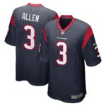Kyle Allen Houston Texans  Game Jersey - Navy