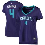 Devonte Graham Charlotte Hornets  Women's Fast Break Replica Player Jersey - Statement Edition - Purple