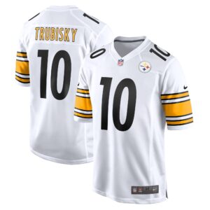 Mitchell Trubisky Pittsburgh Steelers  Game Player Jersey - White