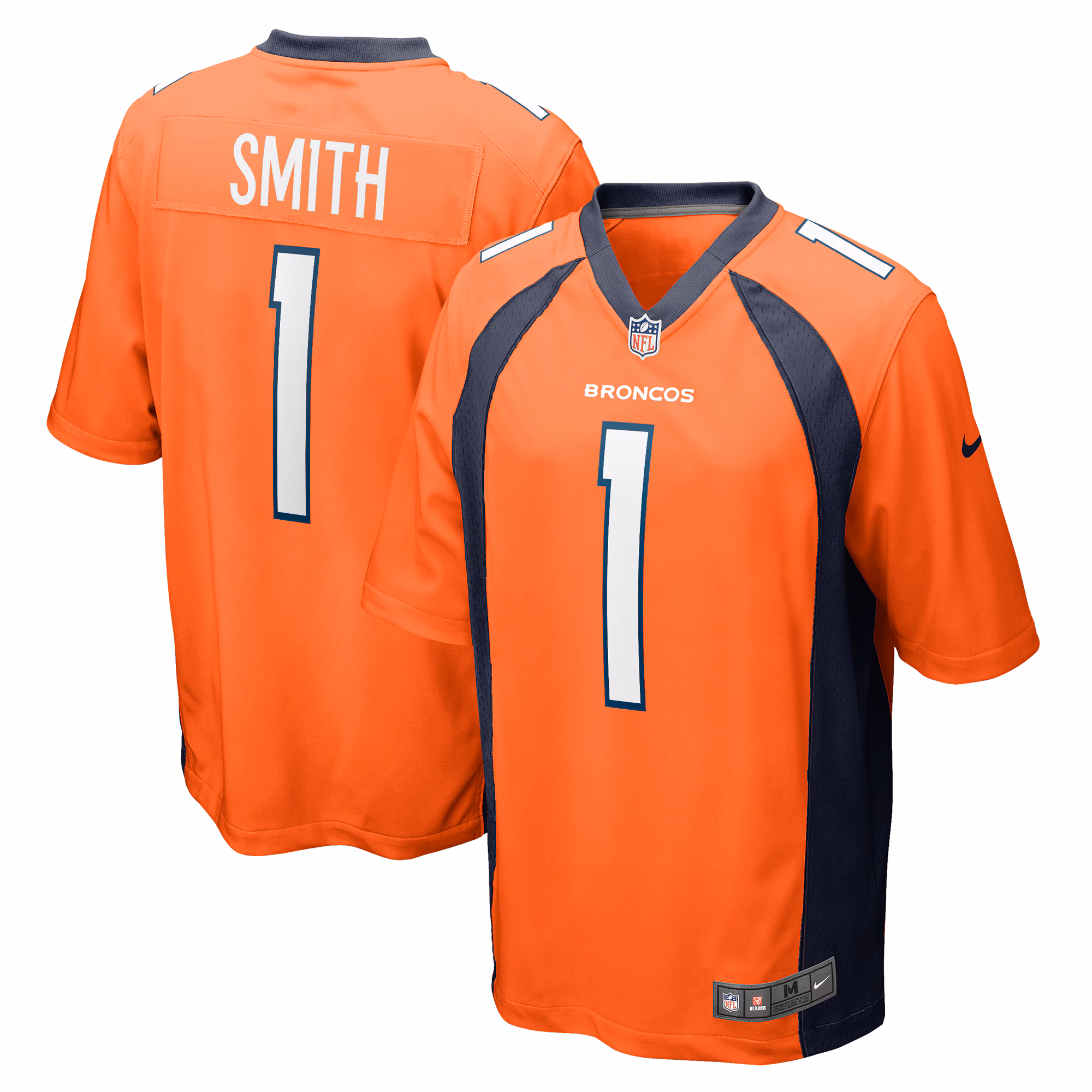 Tremon Smith Denver Broncos Game Jersey - Orange