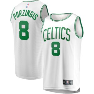 Kristaps Porzingis Boston Celtics  Youth Fast Break Player Jersey - Association Edition - White
