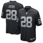 Josh Jacobs Las Vegas Raiders  Game Player Jersey - Black