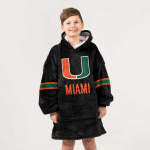 Kid #1 Miami Football Unisex Blanket Hoodie