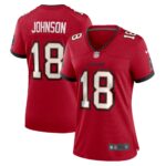 Tyler Johnson Tampa Bay Buccaneers  Women's Home Game Player Jersey - Red