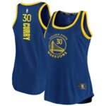 Stephen Curry Golden State Warriors  Women's 2019/20 Fast Break Team Tank Jersey - Icon Edition - Royal