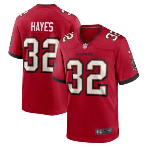 Josh Hayes Tampa Bay Buccaneers  Game Jersey -  Red