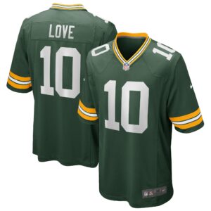 Love Green Bay Packers  Player Game Jersey - Green