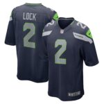 Drew Lock Seattle Seahawks  Game Jersey - College Navy