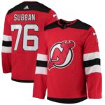 P.K. Subban New Jersey Devils  Home Primegreen Authentic Pro Player Jersey - Red
