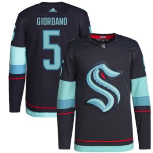 Mark Giordano Seattle Kraken  Home Authentic Primegreen Player Jersey - Navy