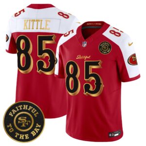 San Francisco 49ers George Kittle # 85 SF "Rivalries" Vapor Limited Jersey - Faithful To The Bay Patch - All Stitched