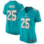 Xavien Howard Miami Dolphins  Women's Game Jersey - Aqua