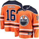 Tyler Benson Edmonton Oilers Home Breakaway Player Jersey - Orange