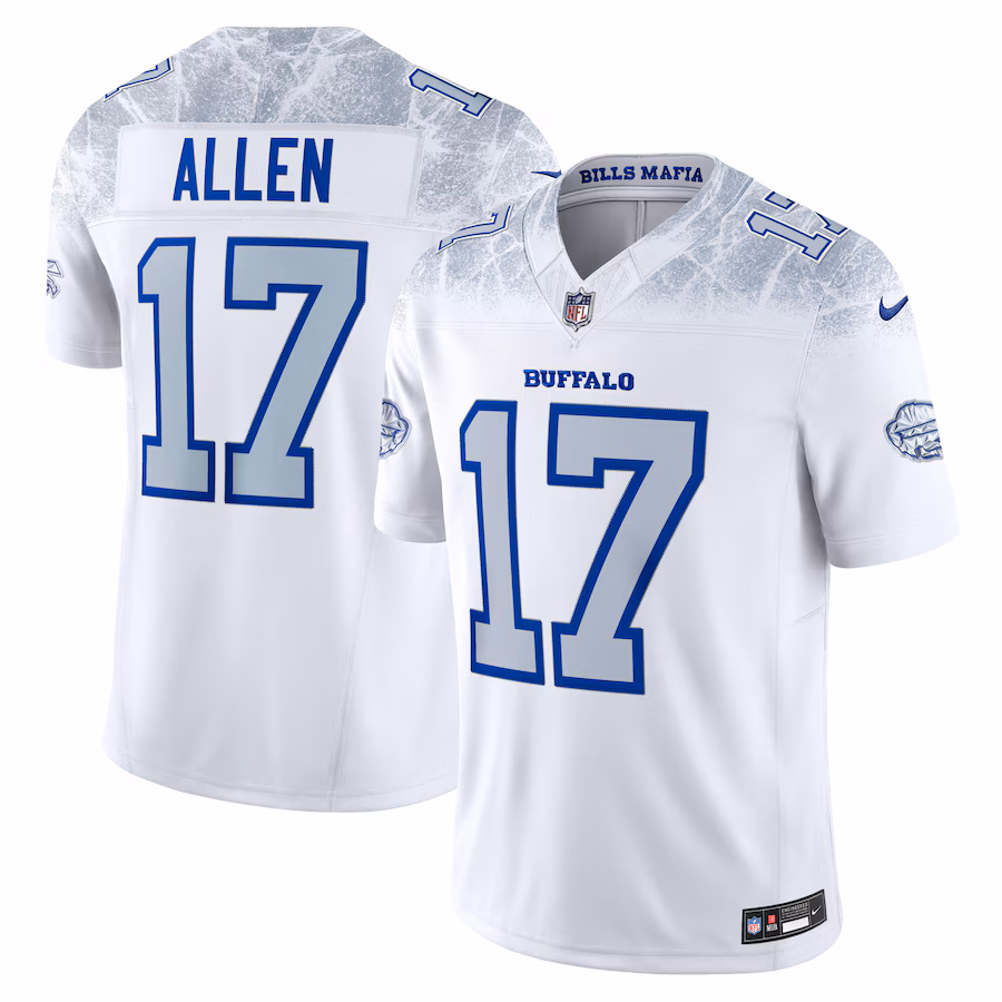 Only a Few Left! Josh Allen #17 Buffalo Bills 2025 Rivalries Collection Limited Jersey - White