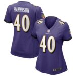 Malik Harrison Baltimore Ravens Women's Game Jersey - Purple