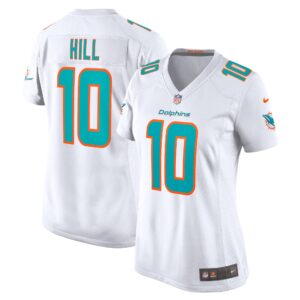 Tyreek Hill Miami Dolphins  Women's Game Jersey - White