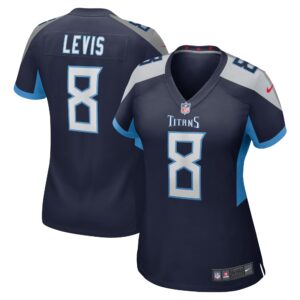 Will Levis Tennessee Titans Women's  Game Jersey -  Navy