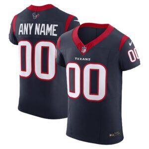 Houston Texans  Vapor F.U.S.E. Elite Custom Jersey - Navy
