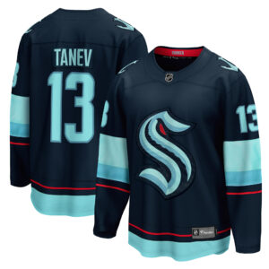 Brandon Tanev Seattle Kraken Home Premier Breakaway Player Jersey - Deep Sea Blue