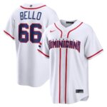 Brayan Bello #66 Dominican Republic Baseball 2026 World Baseball Classic Home Stadium Jersey - White