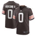 Greg Newsome II Cleveland Browns Team Game Jersey - Brown
