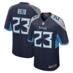 John Reid Tennessee Titans  Home Game Player Jersey - Navy