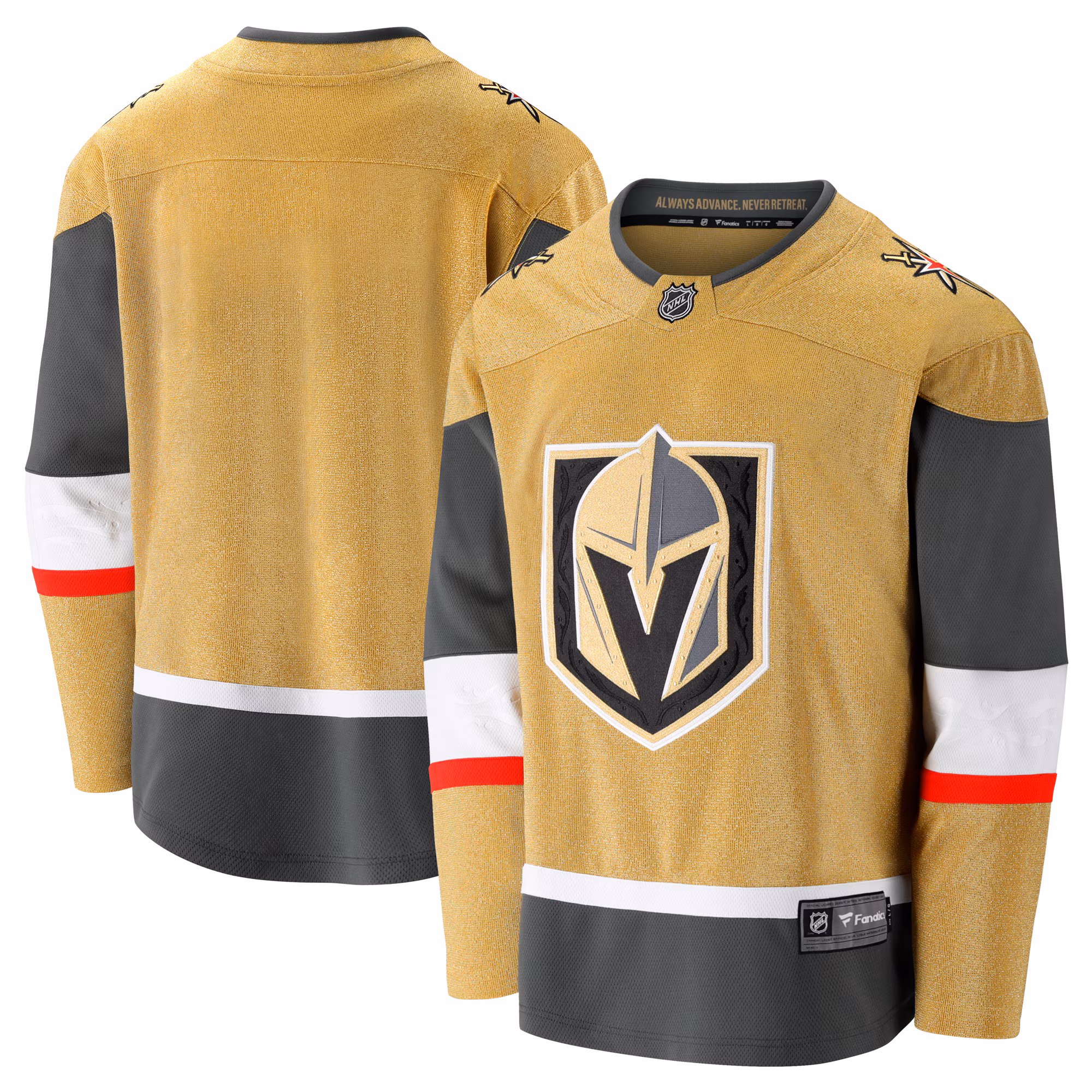 Vegas Golden Knights  Fanatics Gold Home Breakaway Jersey