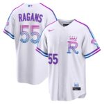 Kansas City Royals Cole Ragans #55 White 2026 City Connect Stadium Jersey